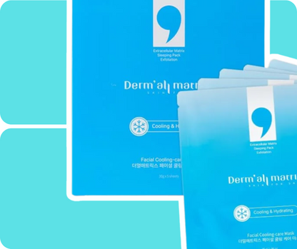 DERM·ALL MATRIX Hydratation Hydrogel Cooling Mask 35g