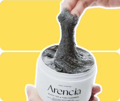 Arencia Black Tea & Yuzu Rice Mochi Cleanser 3in1 120ml