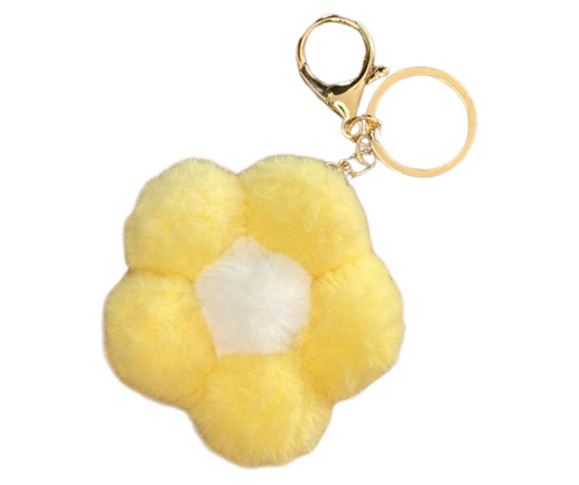Plyšová Yellow Květina Přívěsek 50g