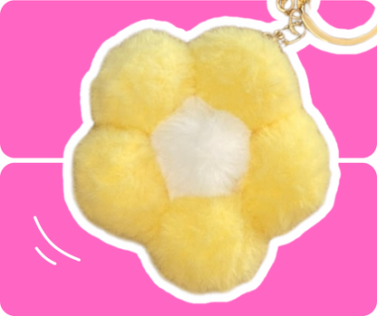 Plyšová Yellow Květina Přívěsek 50g