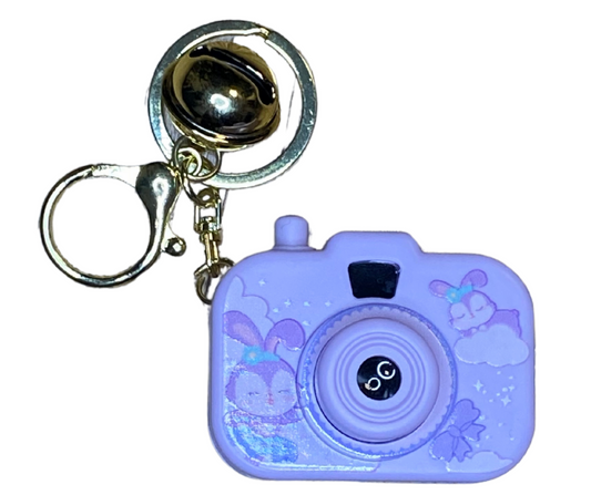Sanrio Purple Camera Přívěsek 50g