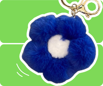 Plyšová Blue Květina Přívěsek 50g