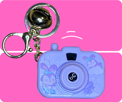 Sanrio Purple Camera Přívěsek 50g