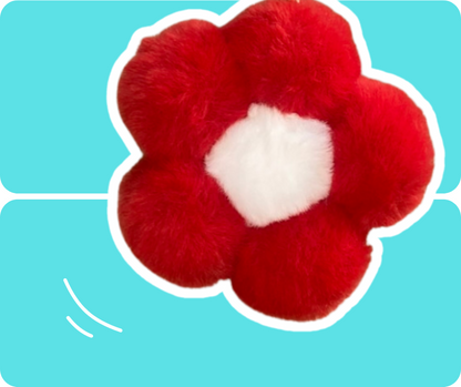 Plyšová Red Květina Přívěsek 50g