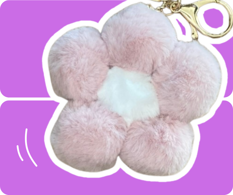 Plyšová Rose Květina Přívěsek 50g