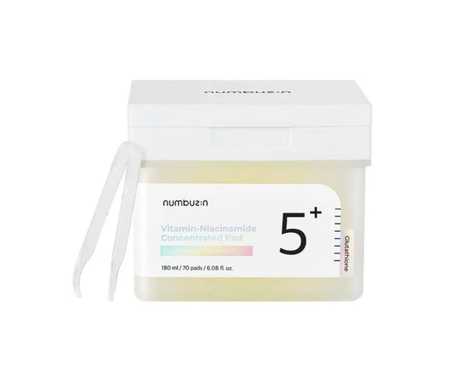 Numbuzin No.5 Vitamin Niacinamide Concentrated Pads 180ml