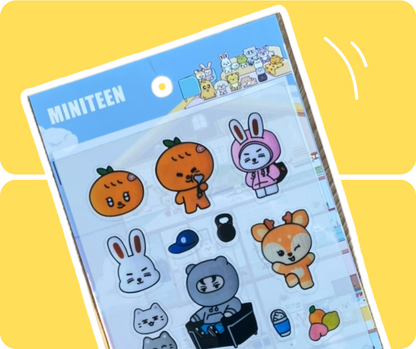SEVENTEEN - MINITEEN Sticker Set vol.3 10g
