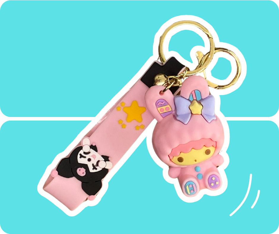 Sanrio Little Twin Star Pink Přívěsek 50g